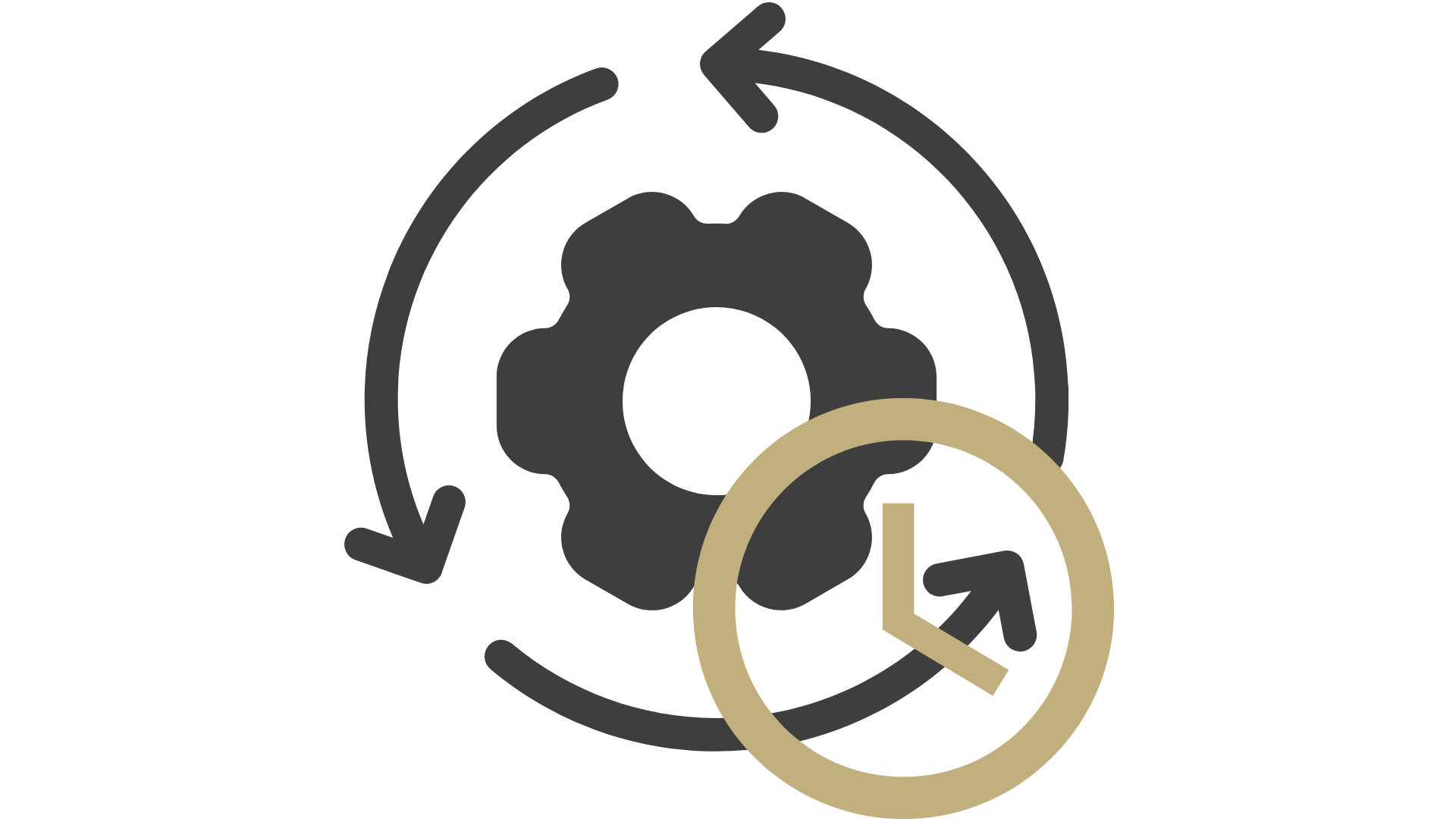 Icon: Mehr effiziente Prozesse durch technische Anbindung